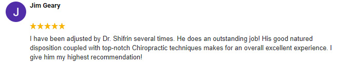 Chiropractic Baltimore MD Jim Testimonial